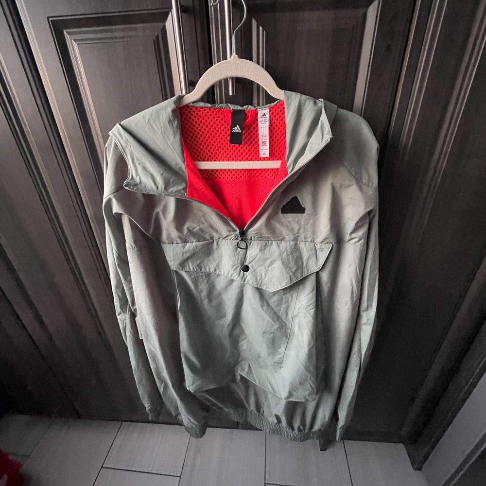 Adidas Men's Gray Jacket